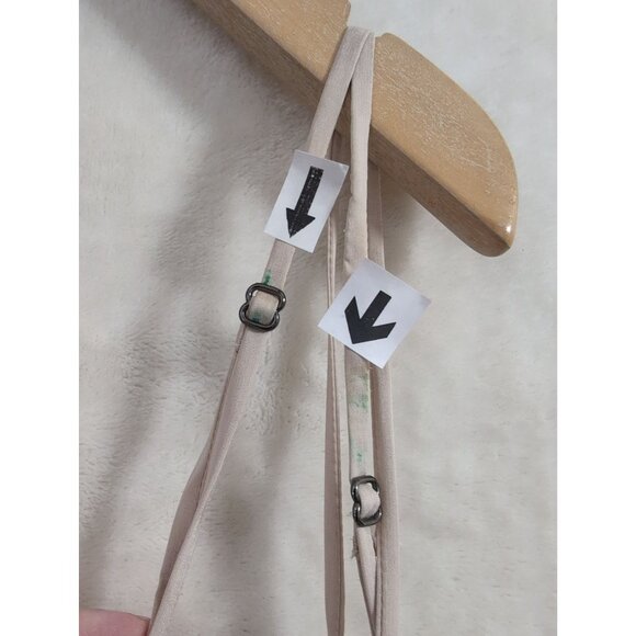 Fumblin Foe Tank Top Women S Pink Ombre Silk Chain Embelished Whimsical Festival - Picture 5 of 10